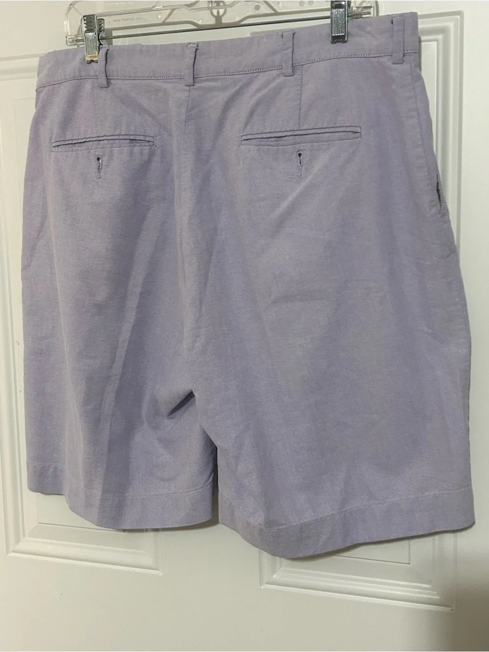 Polo by Ralph Lauren Lavender Flat Front Cotton Shorts